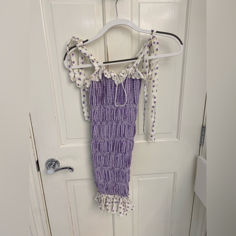 For Love and Lemons xs purple tight dress - Picture 5 of 7